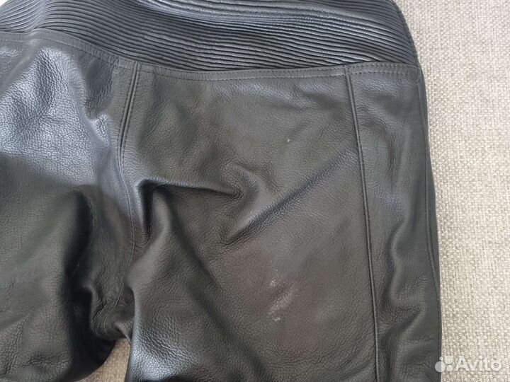 Мото штаны кожаные