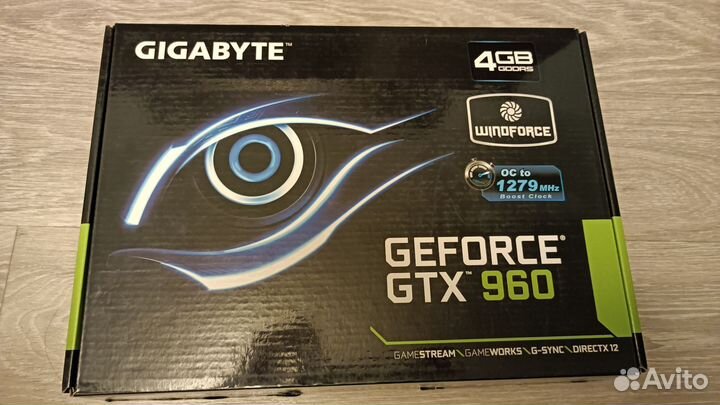 Видеокарта gigabyte GeForce GTX 960 4 Gb
