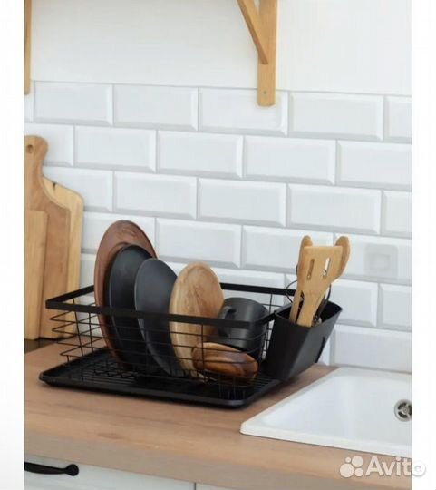 Сушилка для посуды с поддоном подставка