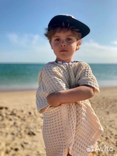 Полотенце пончо детское