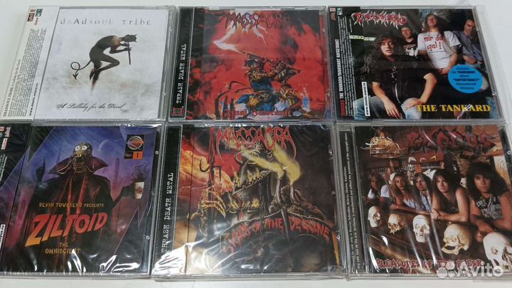 Диски audio-CD рок, метал