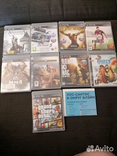 Игры ps3 9 шт, цена за все
