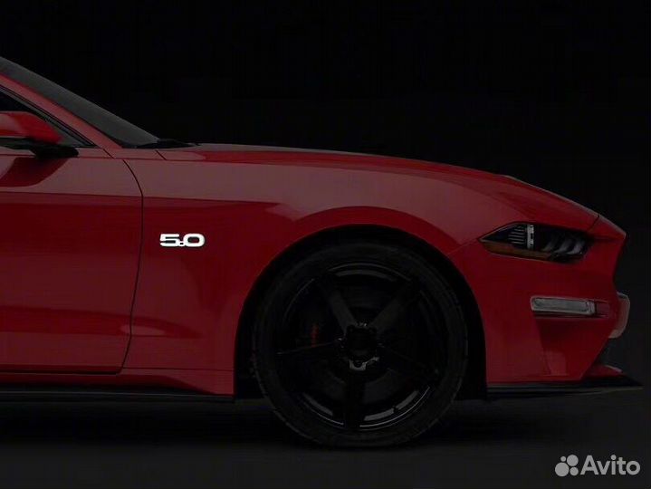 Эмблема светодиодная на крыло Ford Mustang