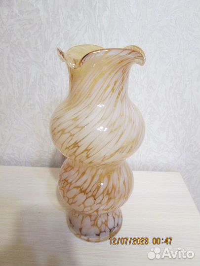 Ваза для цветов стекло СССР