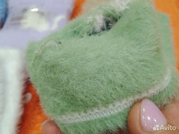 Носочки женские из шерсти норки