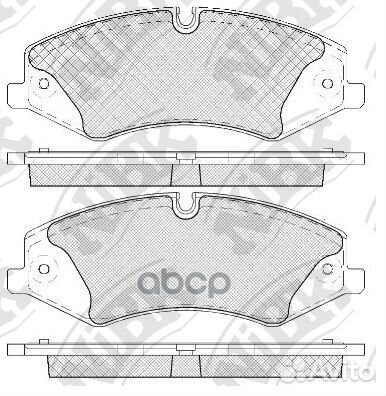 PN0488W Колодки тормозные land rover discovery