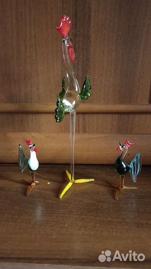 Петушки стеклянные