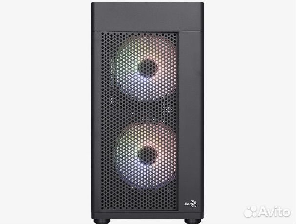 Корпус компьютерный AeroCool hexform-G-BK-v2 Black
