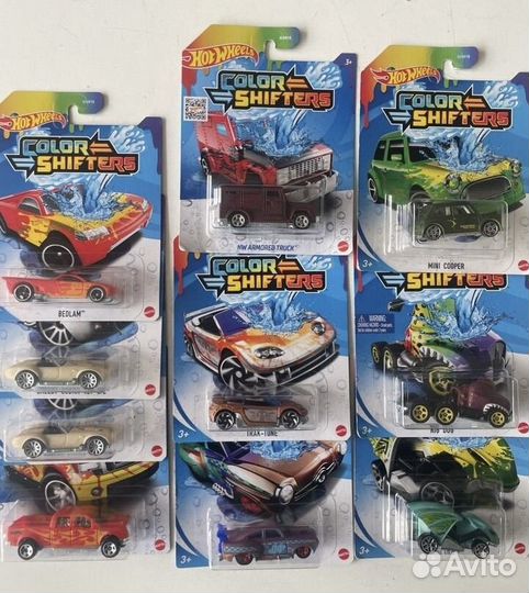 Hot wheels color shifters