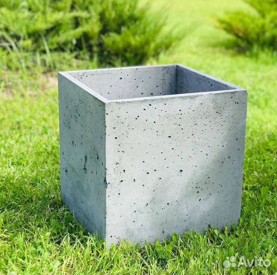 Бетонные кашпо для цветов с доставкой