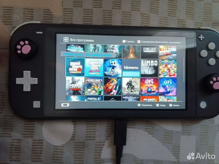 Nintendo Switch lite прошитая