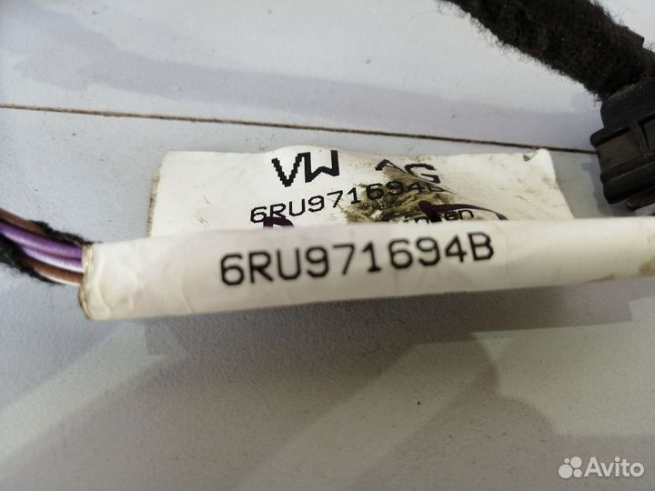 Жгут двери фольксваген поло седан 6RU971694B