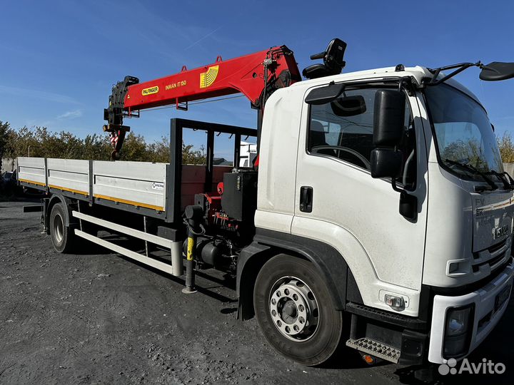 Аренда и услуги манипулятора, стрела 7 т, 18 м, борт 12.2 т, 7.2 м