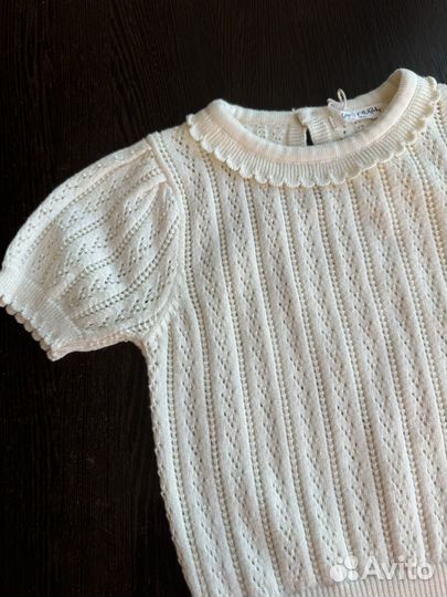 Новые вязаные футболки для девочки