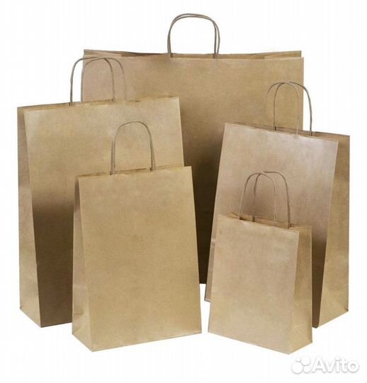 Крафт пакеты с ручками (оптовые цены )