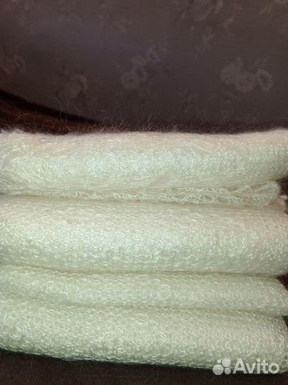 Пуховый платок паутинка