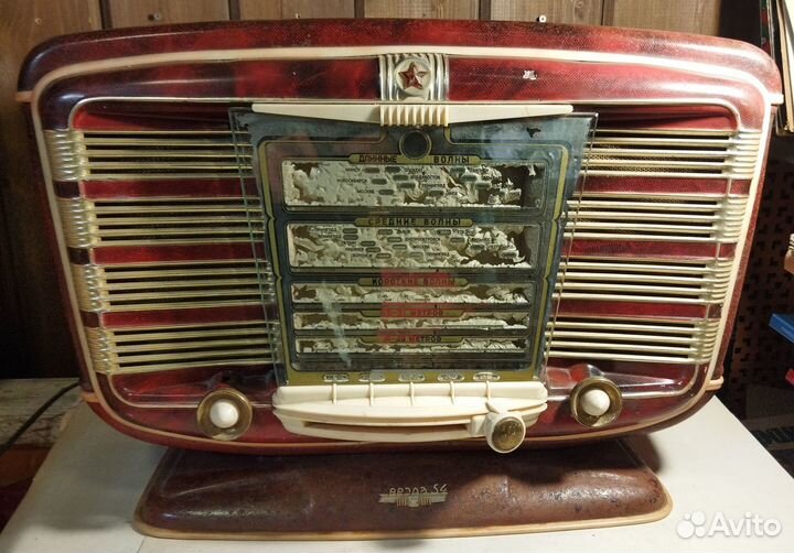 Ламповый радиоприемник звезда 54