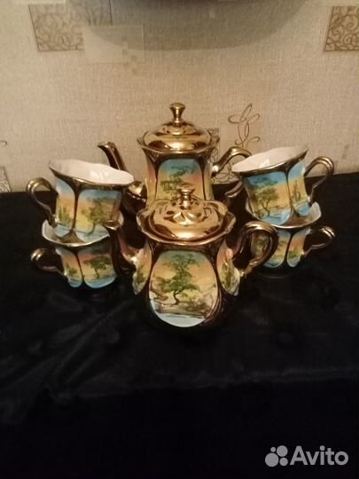 Сервиз чайно - кофейный на 6 персон