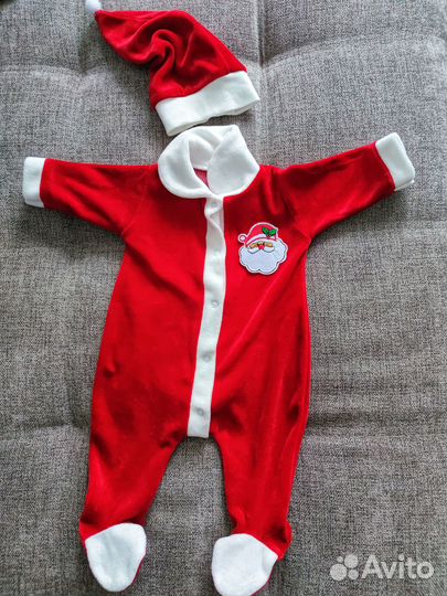 Новогодний костюм Деда мороза 62 размер