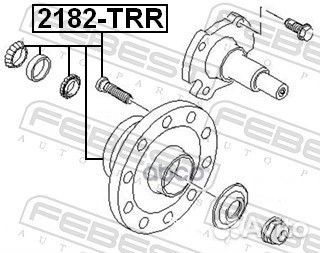 2182-TRR к-кт подшипника ступицы задн.\ Ford T