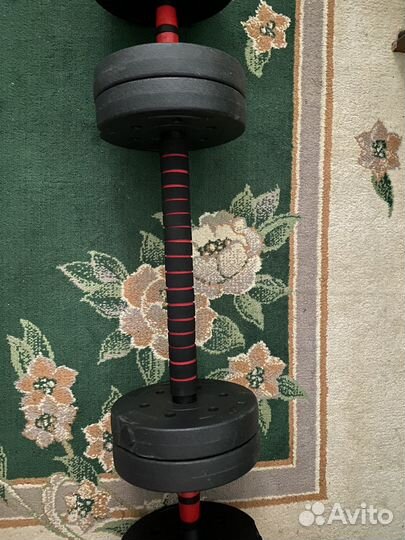 Штанга гриф с блинами