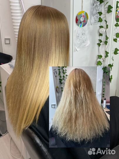 Ботокс,кератиновое выпрямление,наращивание волос