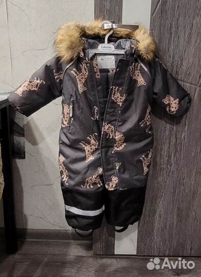 Новый зимний комбинезон 74 80