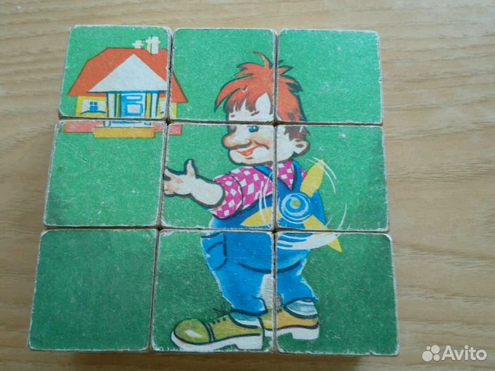 Кубики деревянные советские