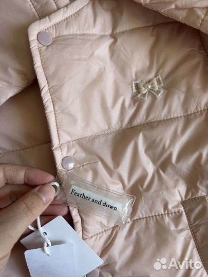 Куртка парка пуховик новый для девочки 92 98