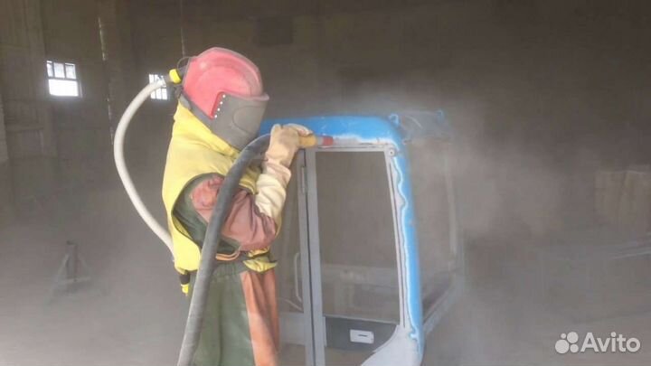 Пескоструйная обработка металла