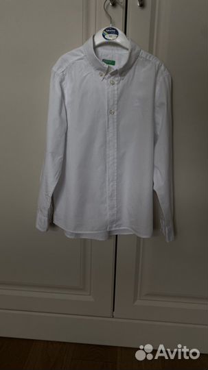 Рубашка белая Benetton
