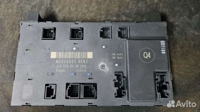 Модуль левой двери mercedes W209 CLK