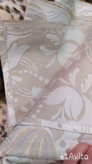 Шторы парчовые с люрексом