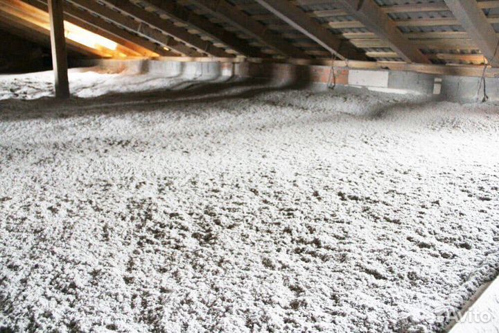 Утепление потолка