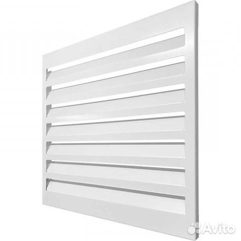 Решетка белая стальная