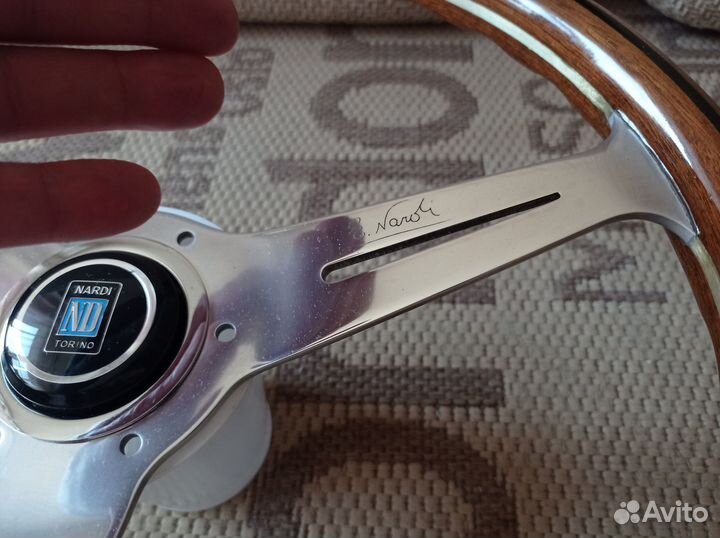 Оригинальный руль Nardi Classic дерево 1980 г