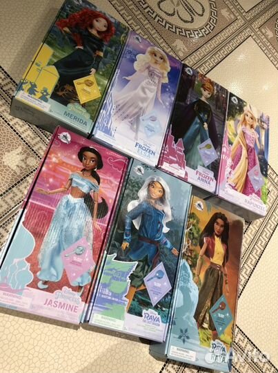 Принцессы Диснея кукла анна русалочка жасмин