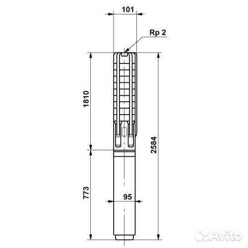 Насос скважинный Grundfos