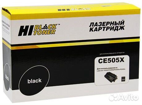 CE505X/Cartridge719H HB Тонер-картридж Hi-Black