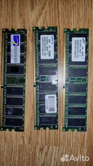 Оперативная память ddr2 512Мб 256Мб