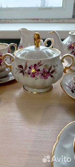 Сервиз чайный тонкостенный