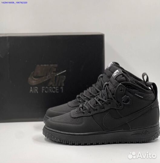 Кроссовки Nike Air Force 1 Duckboot (с мехом) (Арт.11866)