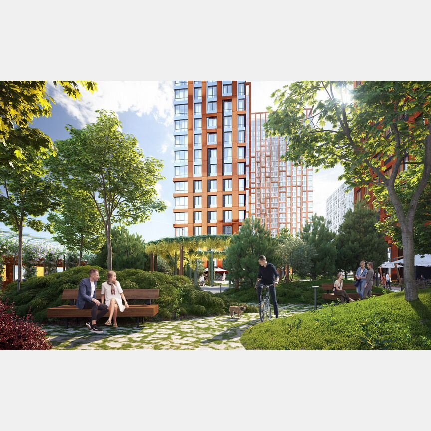 2-к. квартира, 76,8 м², 7/44 эт.