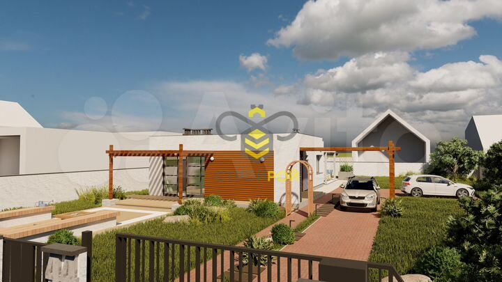 Дом 86,8 м² на участке 8 сот.