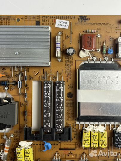 Бп PSU EAX62865601/8 №115