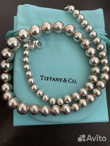 Tiffany колье серебро