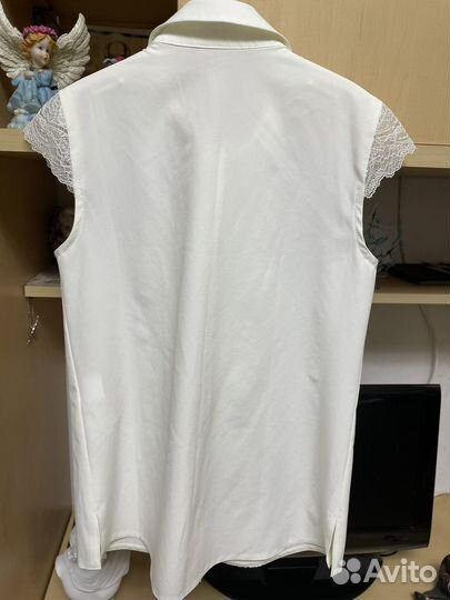 Белая блуза