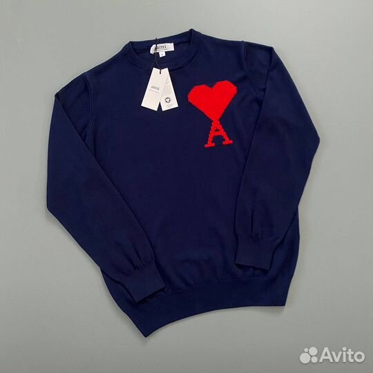 Свитшот ami paris с сердечком