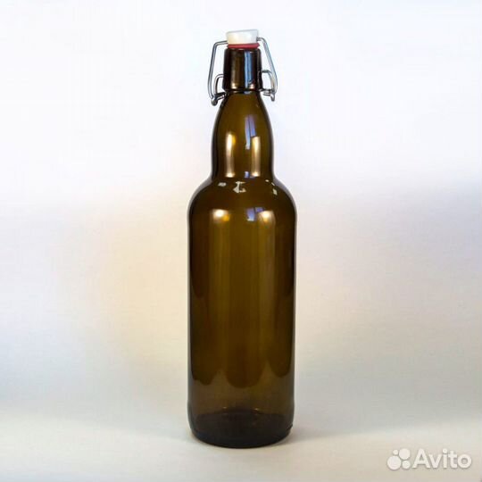 Бутылка с бюгельной крышкой 1 литр