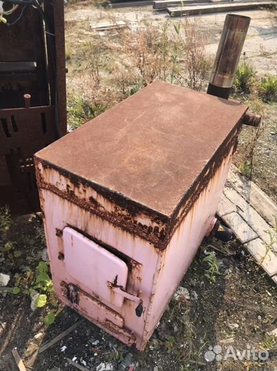 Твердотопливный котел чугунный